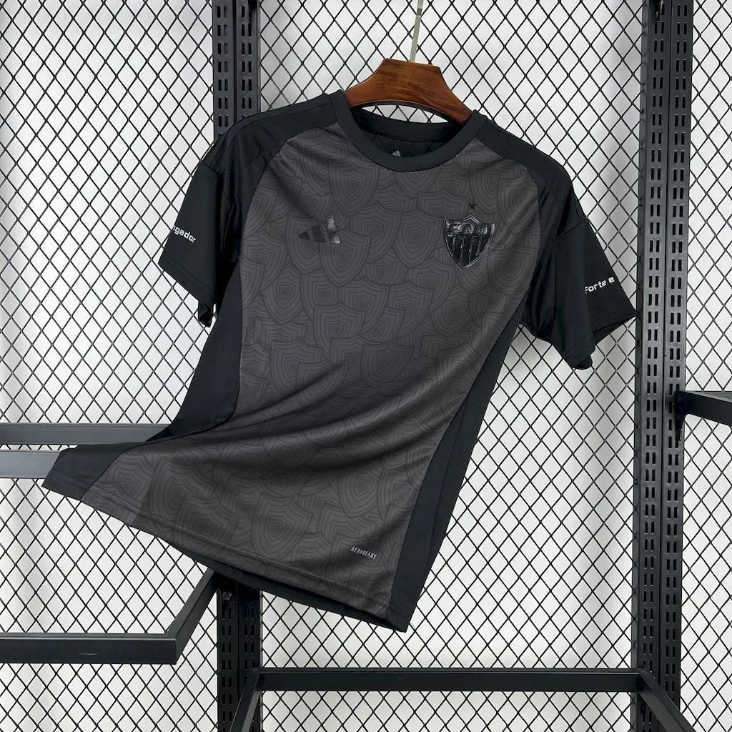 Atlético Mineiro All Black 25/26 Shirt - Men's Black Reflective Fan Shirt