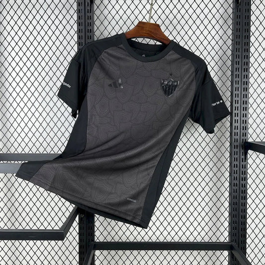 Atlético Mineiro All Black 25/26 Shirt - Men's Black Reflective Fan Shirt