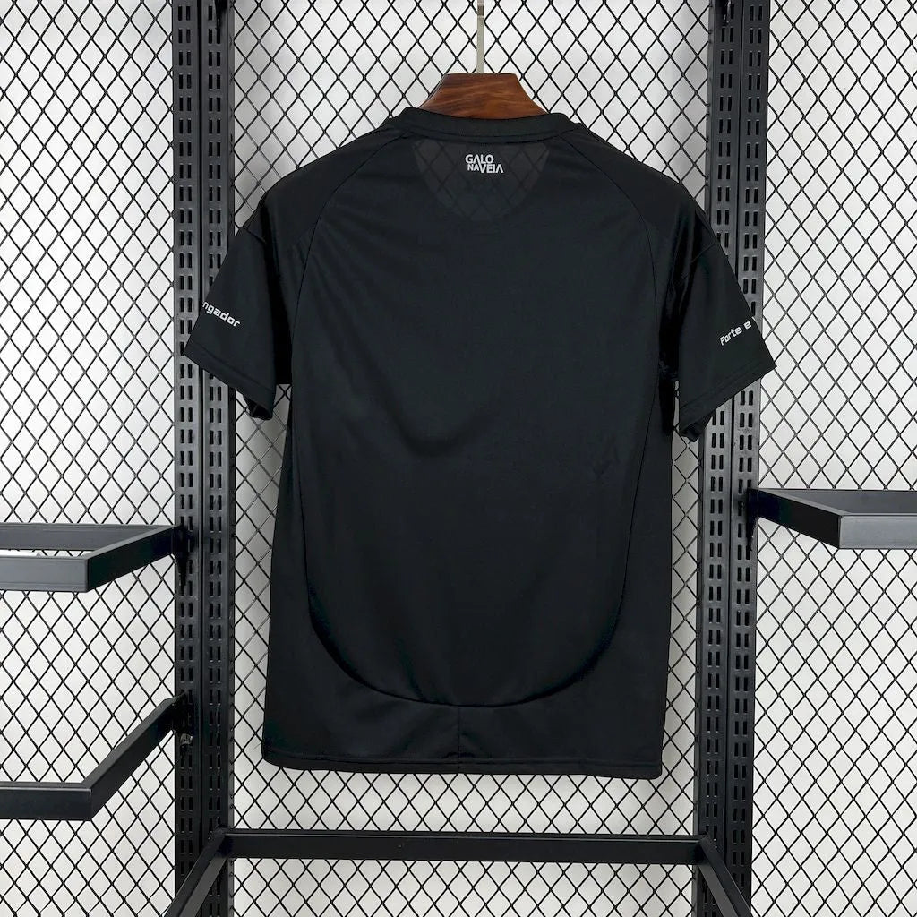 Atlético Mineiro All Black 25/26 Shirt - Men's Black Reflective Fan Shirt