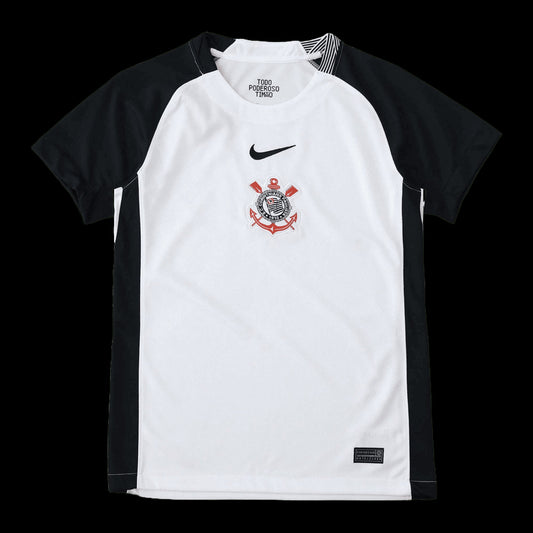 Timão Home Shirt 25/26 - Men's White Fan Shirt + Sponsorships