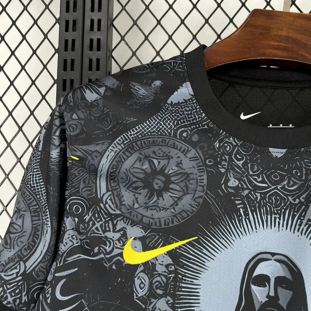 Brazil x STUSSY Christ the Redeemer Shirt - Men's Black Fan Shirt