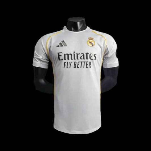 Real Madrid Home Shirt 25/26 - Men's Player White