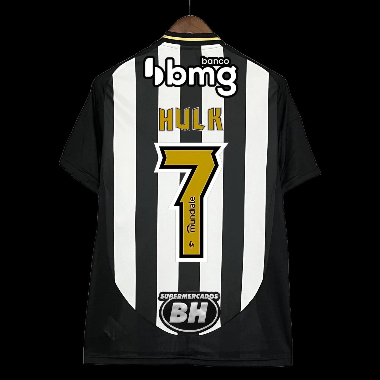 Atlético Mineiro Home Shirt 25/26 - Men's Striped Fan Shirt + Sponsorships