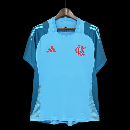 Flamengo Training Shirt 25/26 - Men's Light Blue Fan Shirt