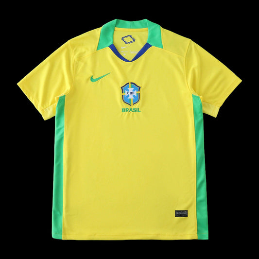 Brazil Home Shirt 25/26 - Men's Fan Yellow