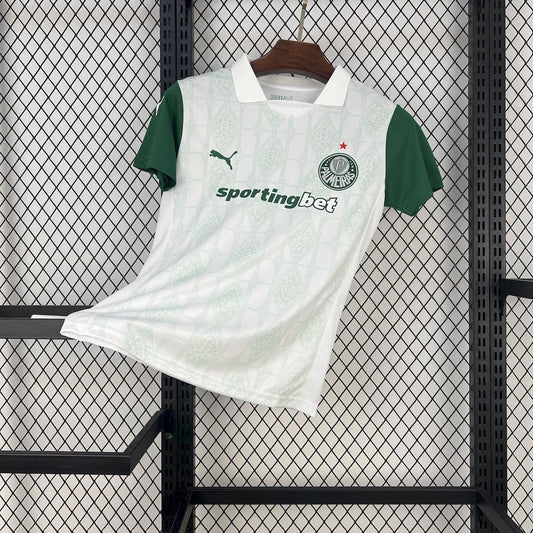 Palmeiras Away Shirt 25/26 - Women's White Fan Shirt