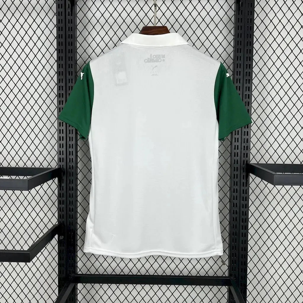 Palmeiras Away Shirt 25/26 - Men's White Fan Shirt + Sponsorships