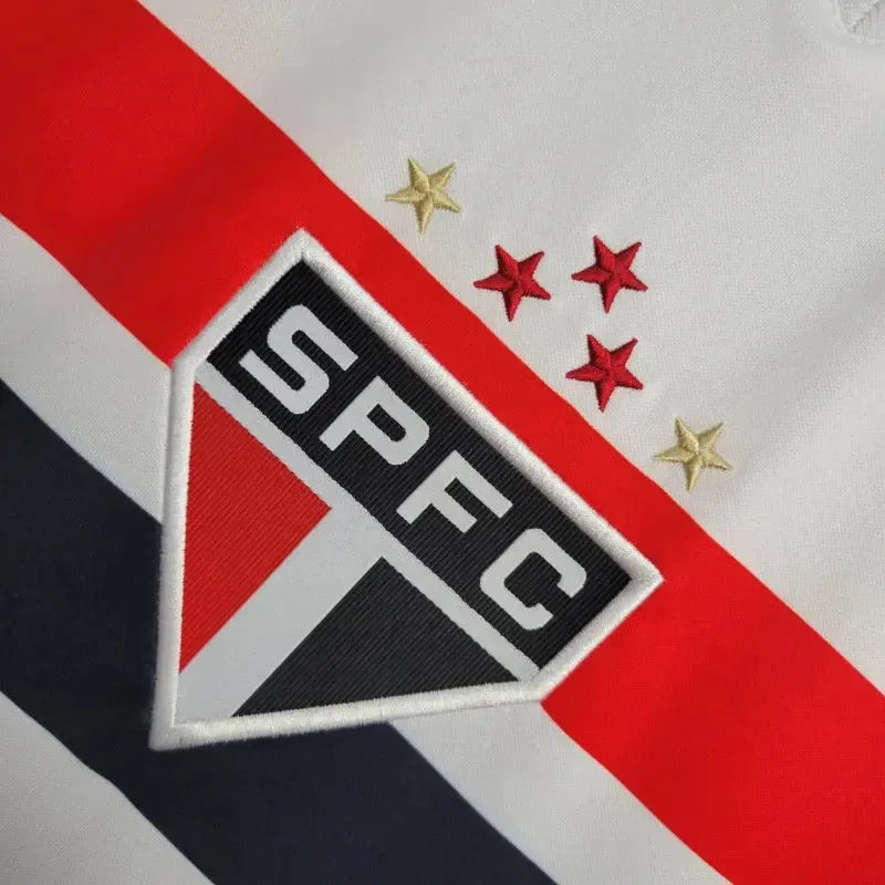 São Paulo Home Shirt 25/26 - Men's White Fan Shirt + Sponsorships