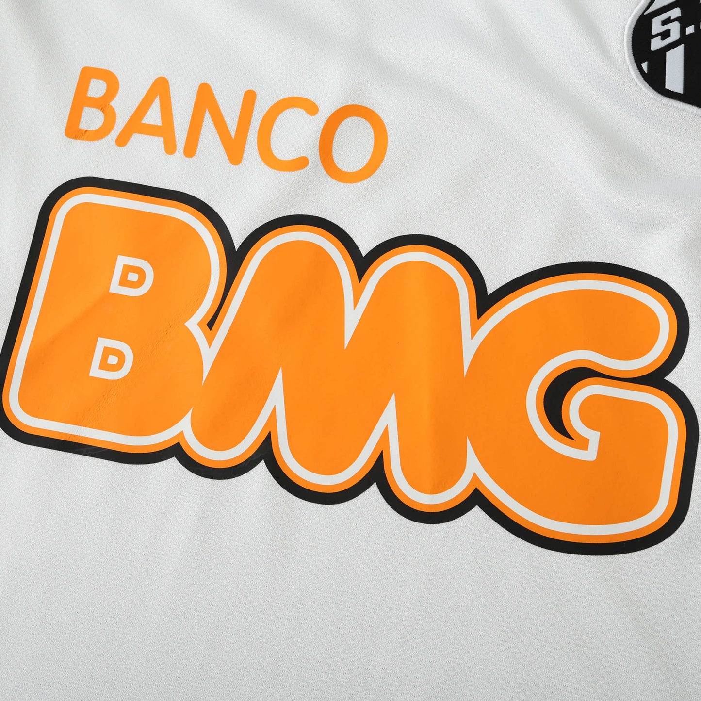Santista Home Retro Shirt 2011/12 - Men's White Long Sleeve Fan Shirt