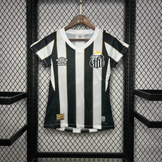Santista Away Shirt 24/25 - Women's Striped Fan Shirt