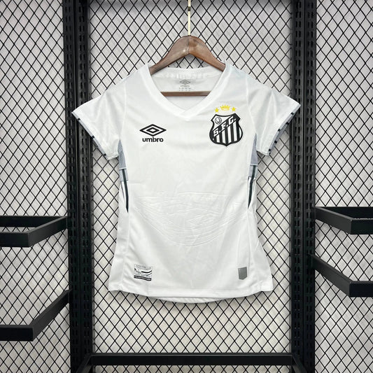 Santista Home Shirt 24/25 - Women's White Fan Shirt