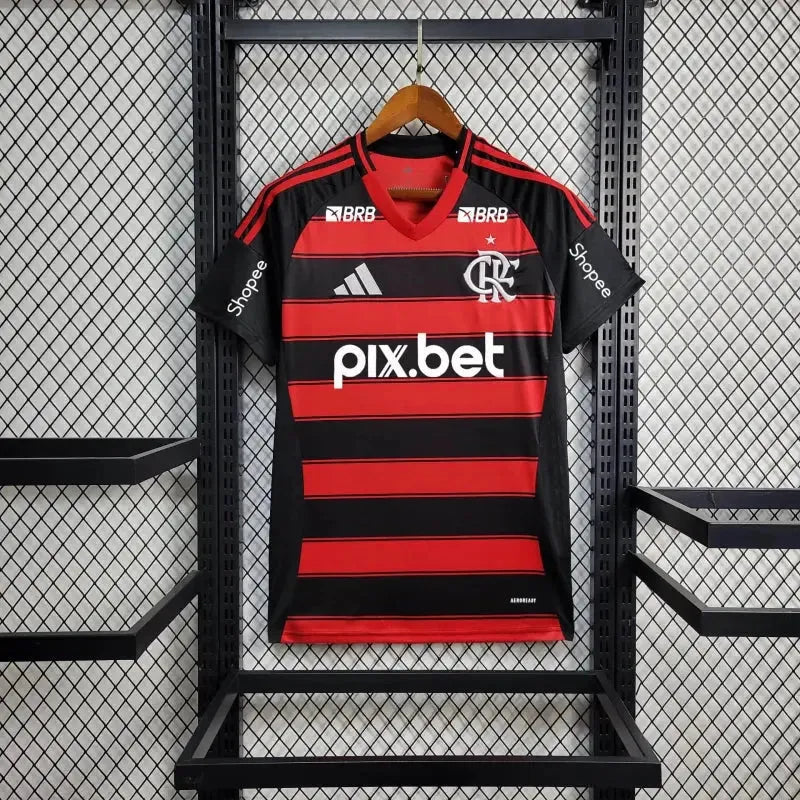 Flamengo Home Shirt 25/26 - Men's Fan Shirt + Sponsorships