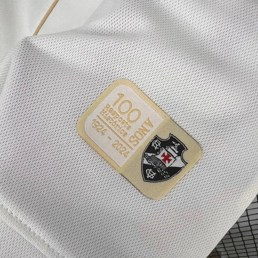 Vasco Third Away Shirt 24/25 - Women's White and Gold Fan Shirt