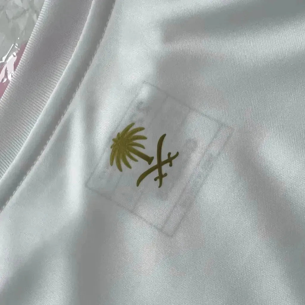 Al-Nassr Third Away Shirt 24/25 - Kids Fan White and Gold