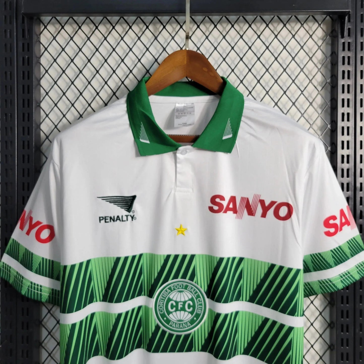 Coritiba Retro 1997/98 Shirt - Men's White and Green Fan Shirt
