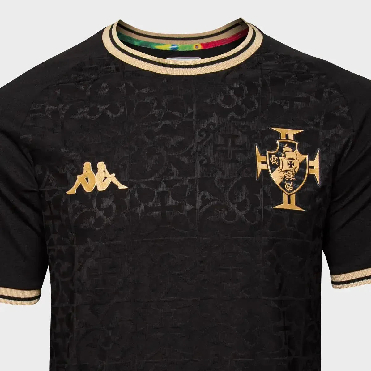 Vasco Goalkeeper Shirt 22/23 - Men's Fan Black and Gold
