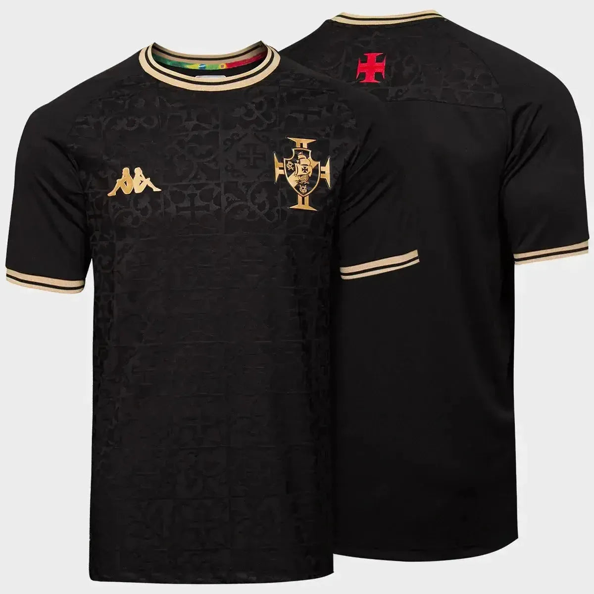 Vasco Goalkeeper Shirt 22/23 - Men's Fan Black and Gold