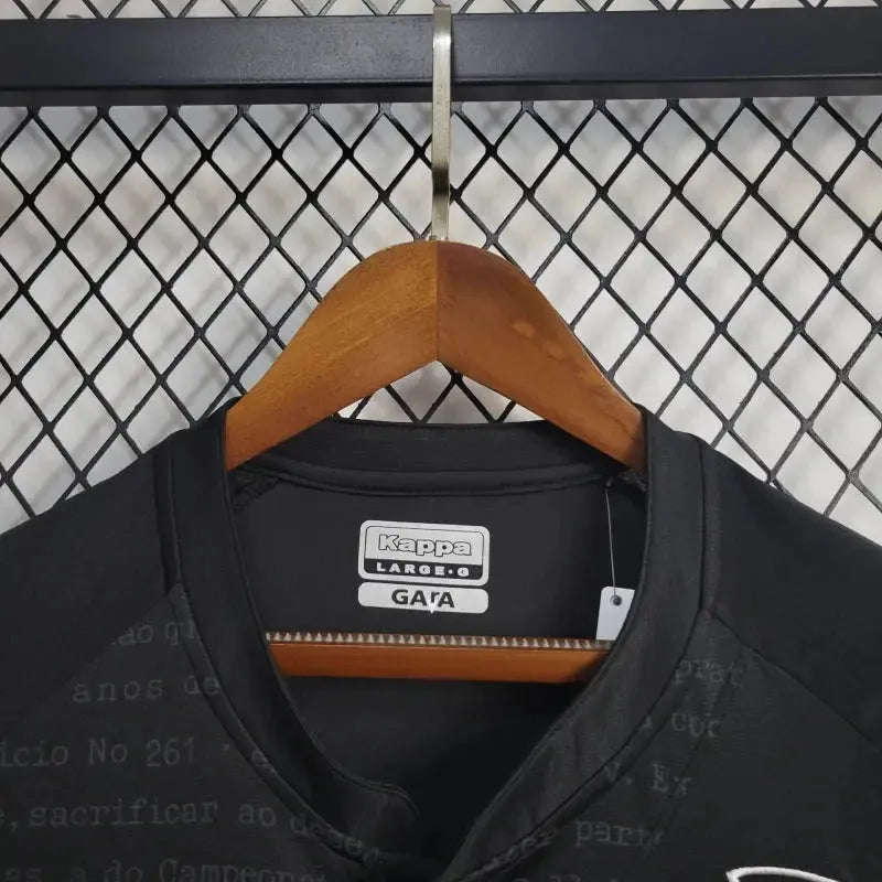 Vasco Goalkeeper Shirt 24/25 - Men's Fan Black + Sponsorships