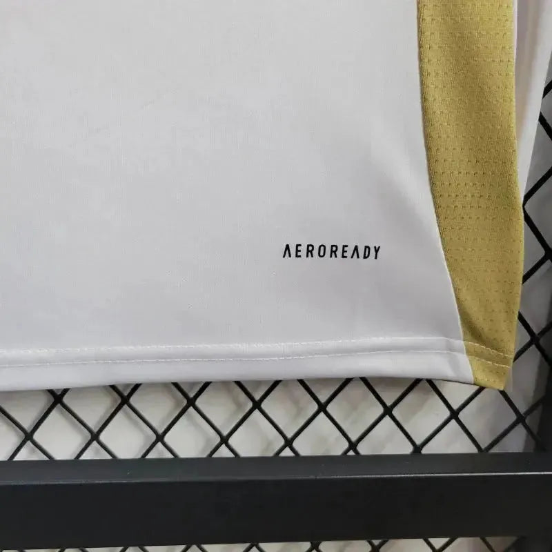Al-Nassr Third Away Shirt 24/25 - Men's White and Gold Fan Shirt