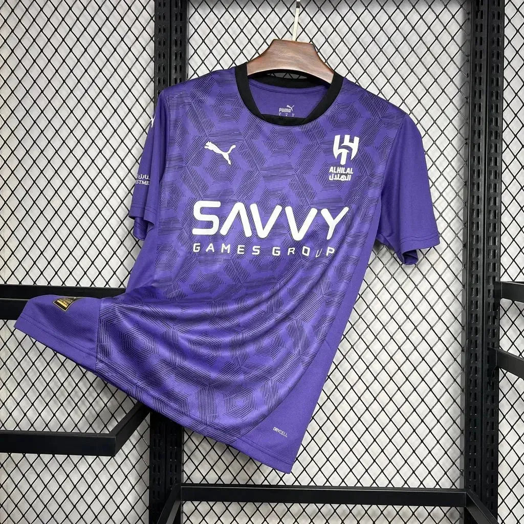 Al-Hilal Third Away Shirt 24/25 - Men's Fan Purple + Neymar 10