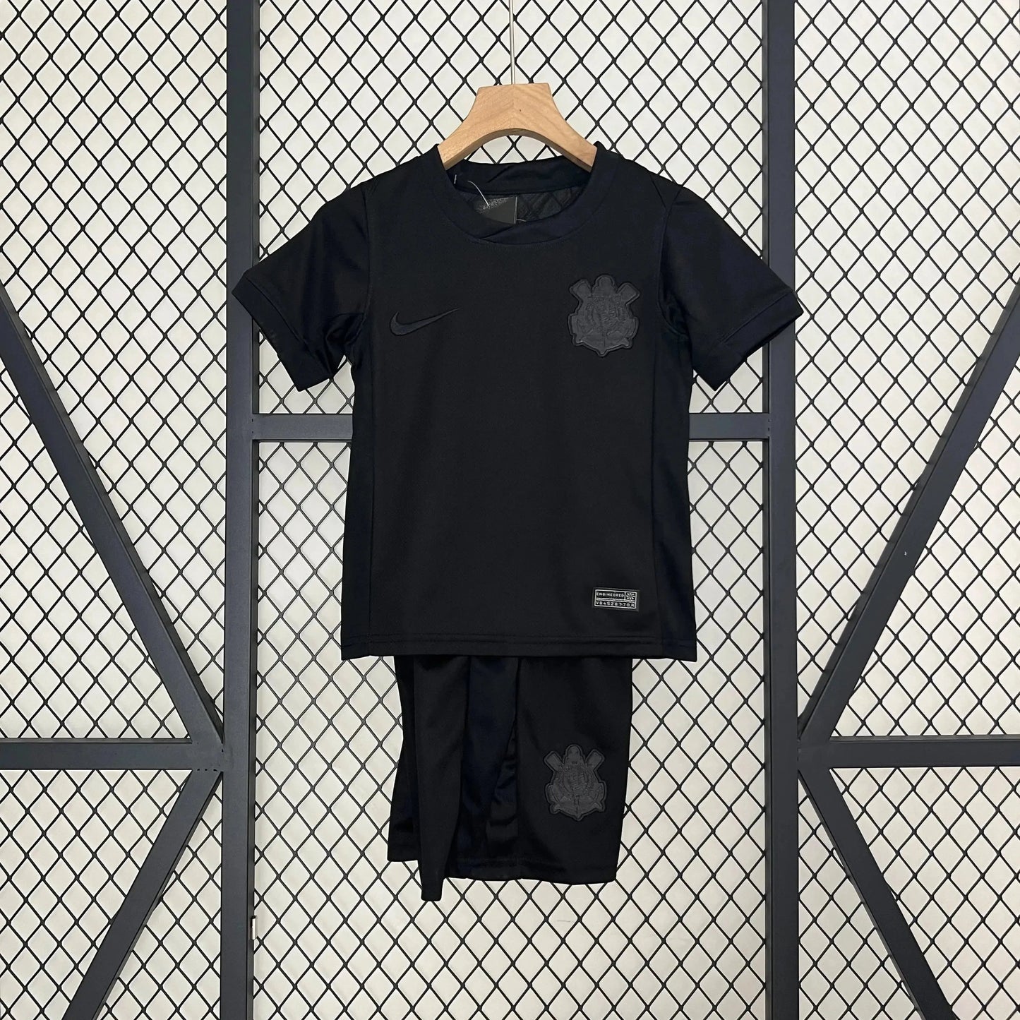 Timão Away Shirt 24/25 - Black Children's Fan Shirt