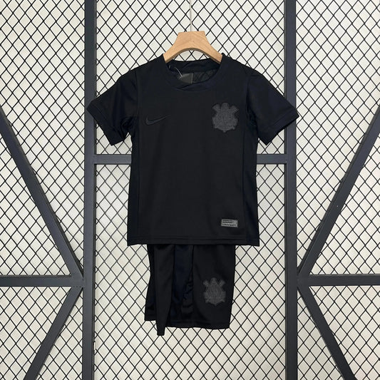 Timão Away Shirt 24/25 - Black Children's Fan Shirt