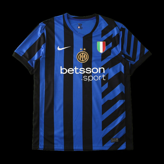 Inter Milan Home 24/25 Shirt - Men's Fan Shirt - Black and Blue