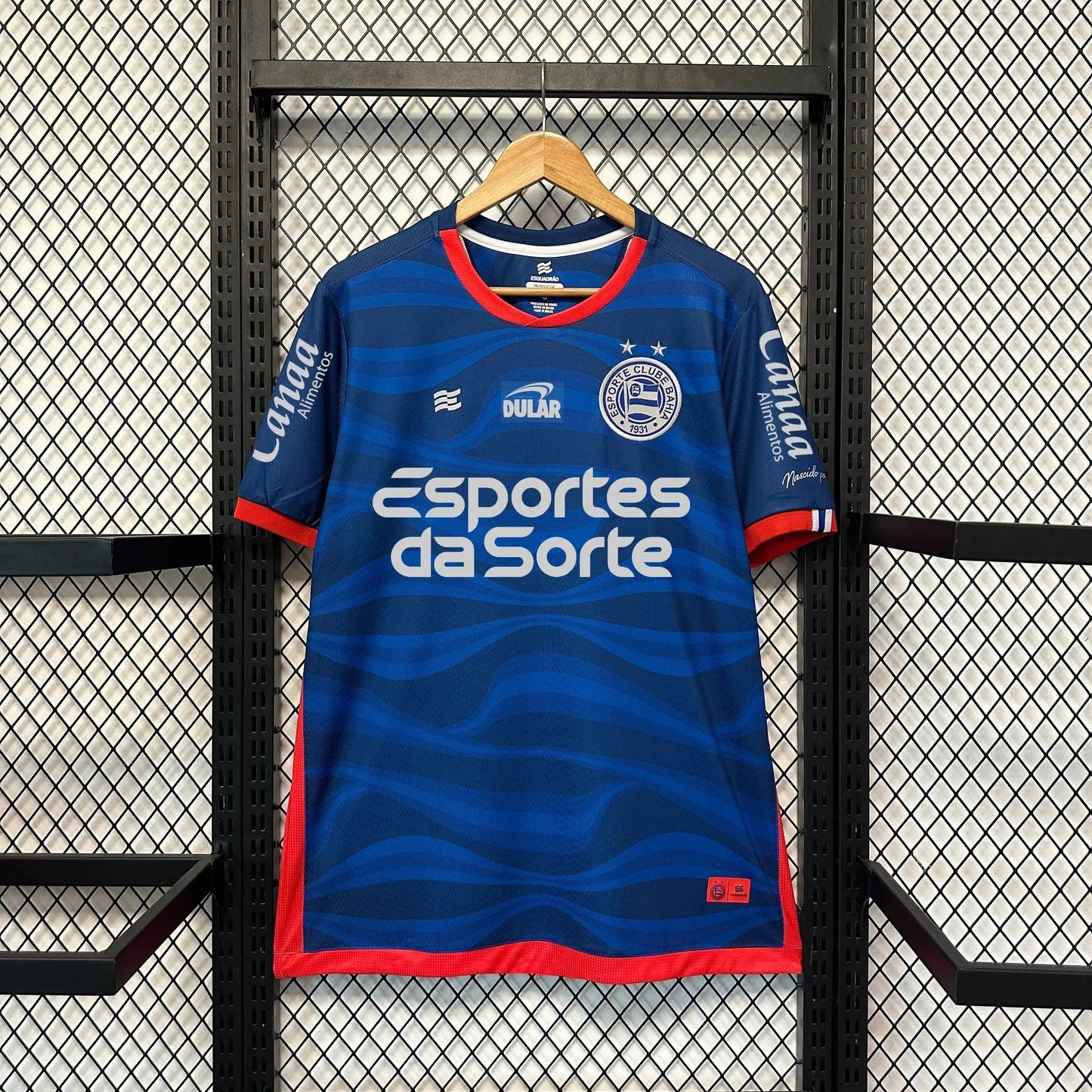 Bahia Away 2 24/25 Shirt - Men's Fan Blue + Sponsorships