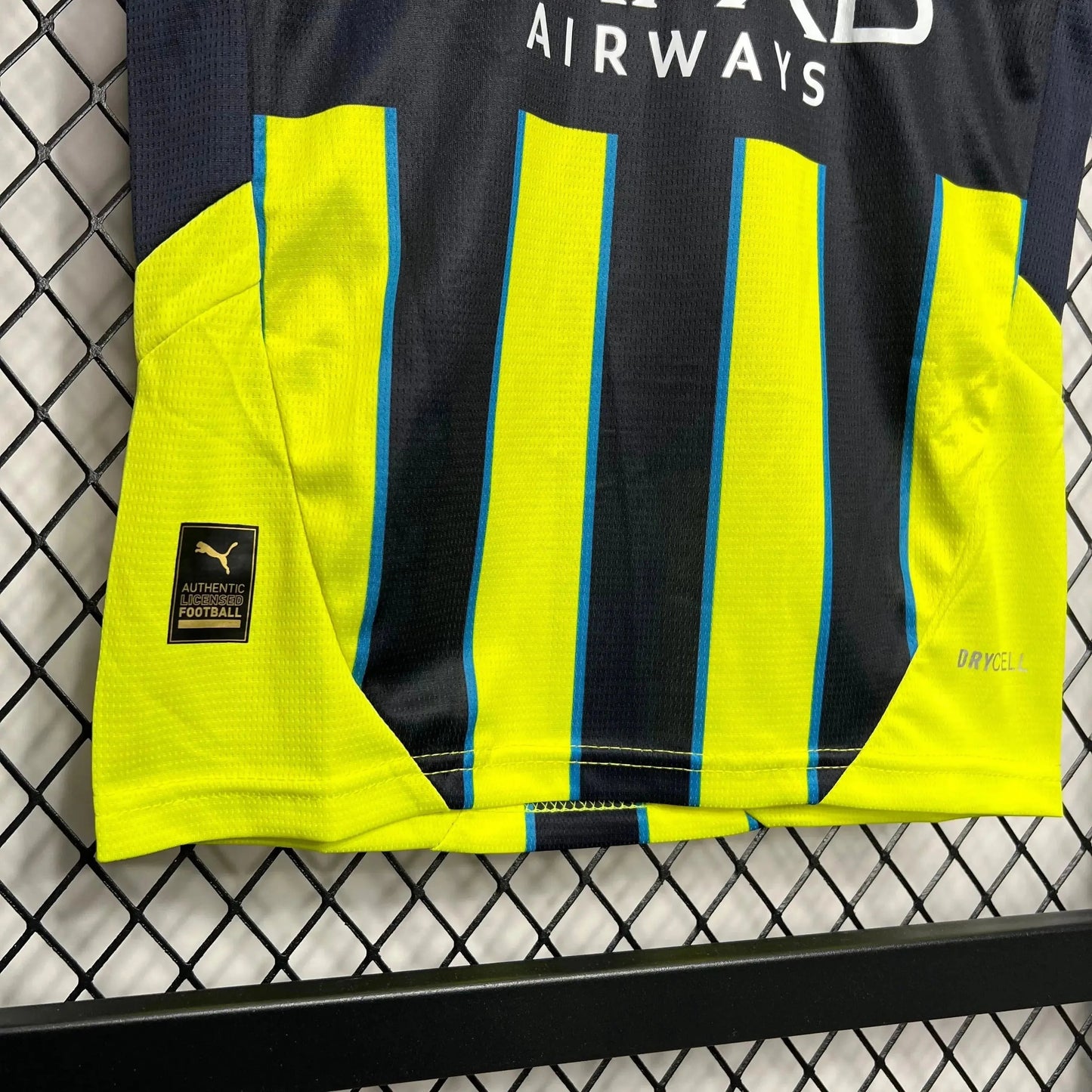 Manchester City Away Shirt 24/25 - Kids Fan Black and Green