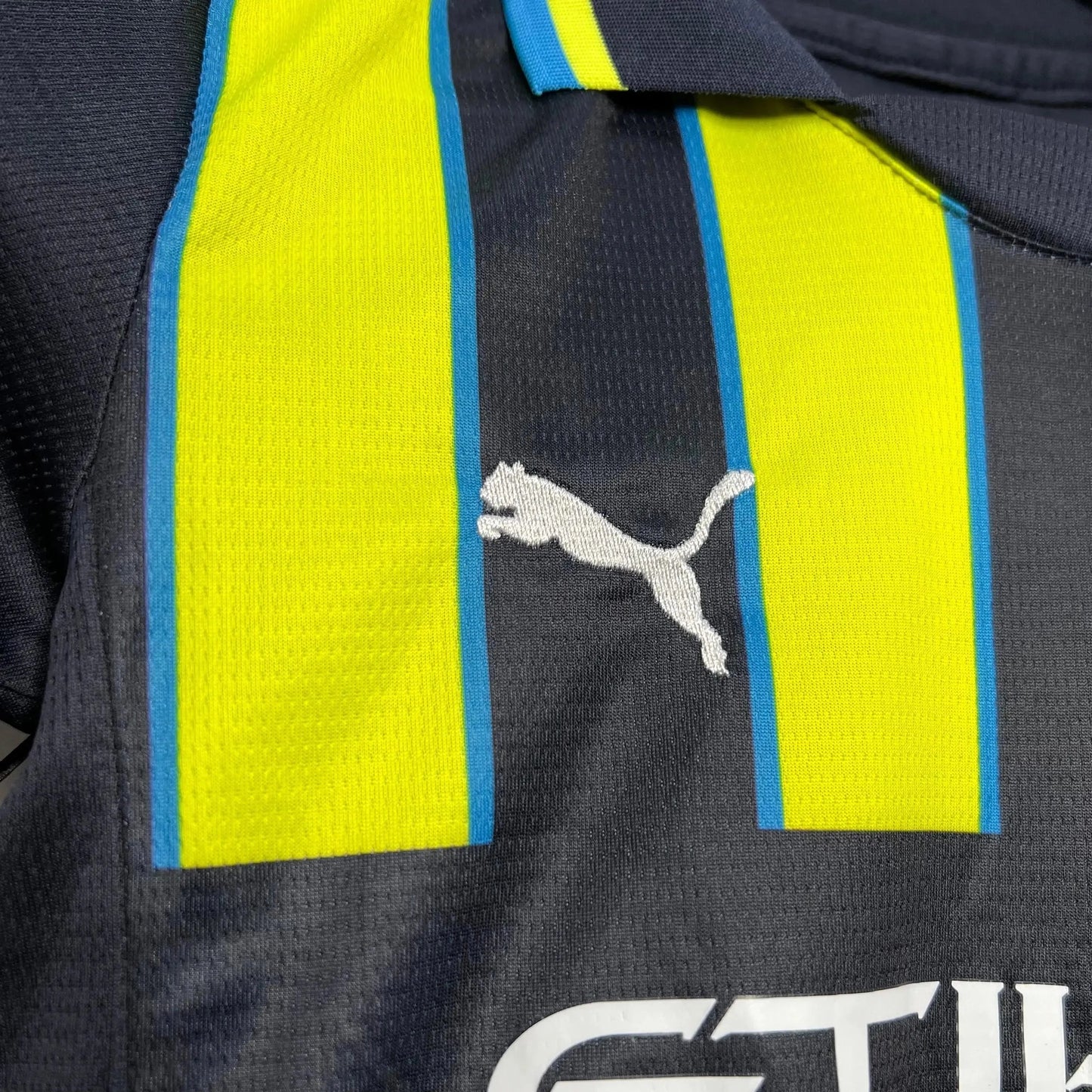 Manchester City Away Shirt 24/25 - Kids Fan Black and Green