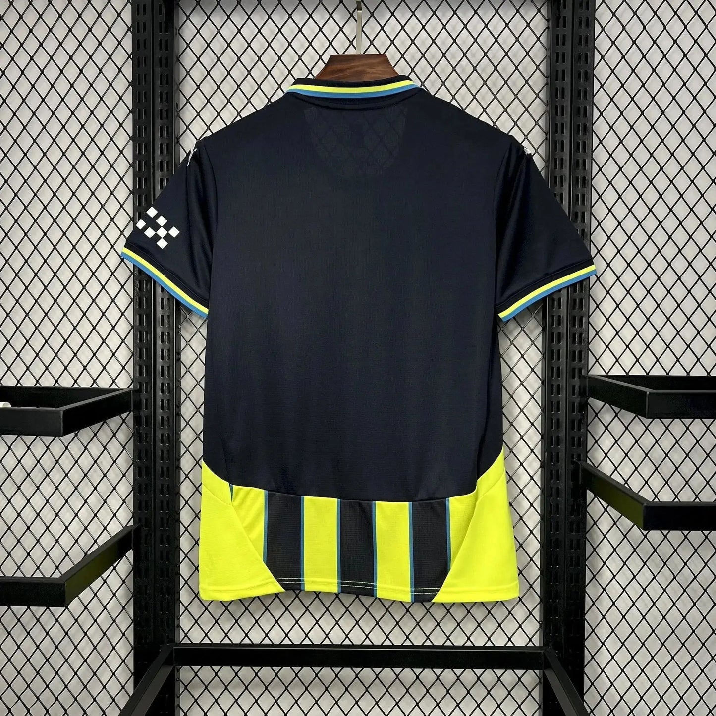 Manchester City Away Shirt 24/25 - Men's Fan Black and Green