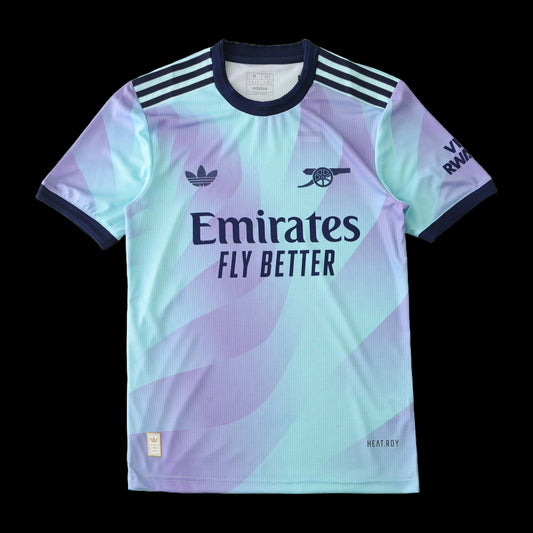 Arsenal Third Away Shirt 24/25 - Mens Fan Purple/Blue