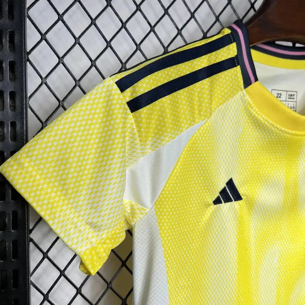 Juventus Away Shirt 24/25 - Kids Fan Yellow