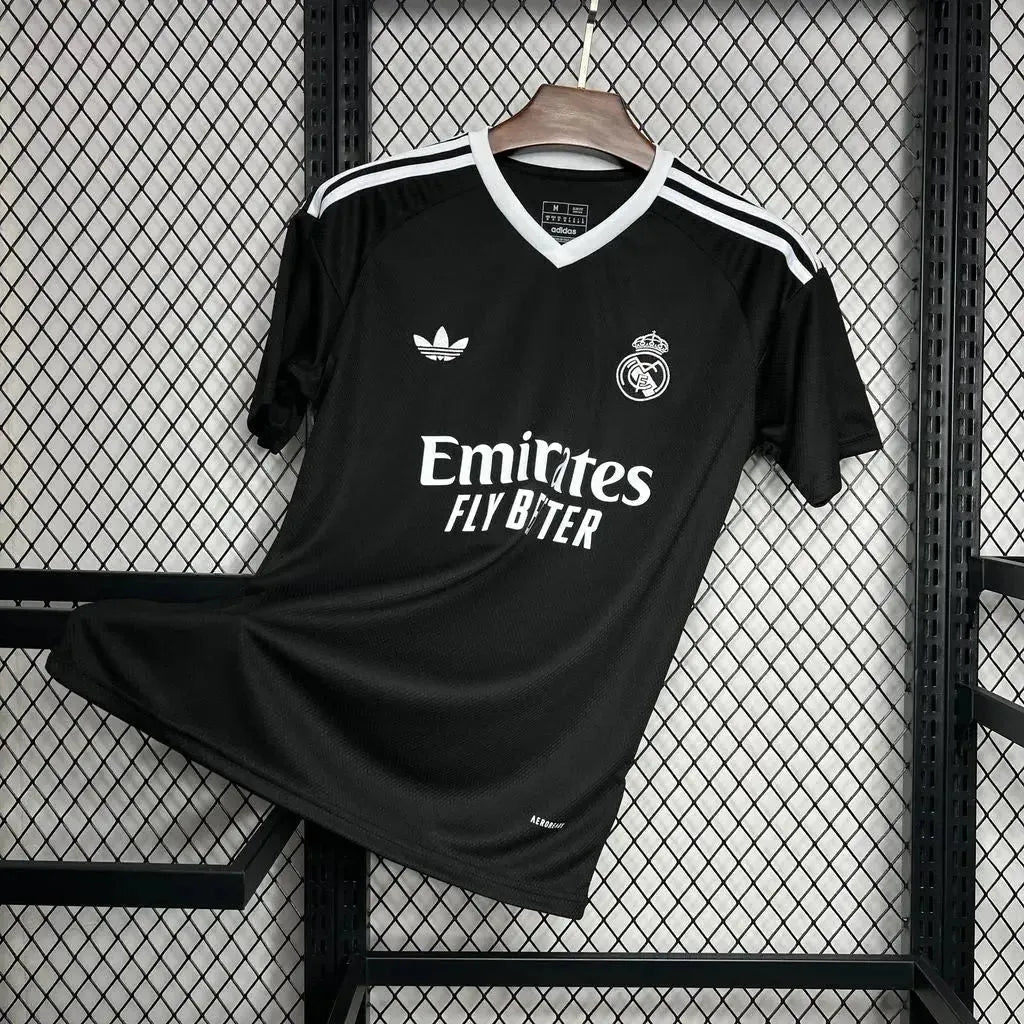 Real Madrid Training Shirt 24/25 - Men's Fan Black