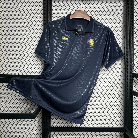 Juventus Third Away Shirt 24/25 - Men's Fan Shirt Dark Blue and Gold