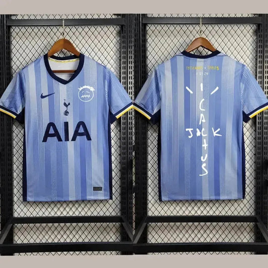 Tottenham X Travis Scott Away 24/25 Shirt - Mens Fan Blue
