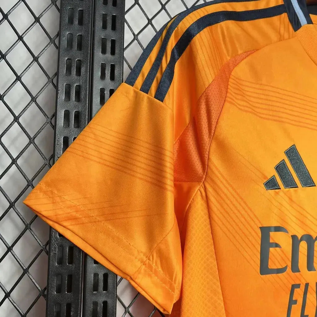 Real Madrid Away Shirt 24/25 - Men's Fan Orange