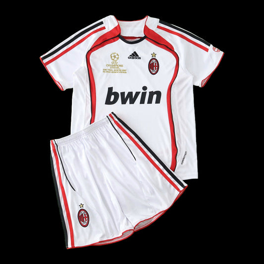 AC Milan Retro Away Shirt 2006/07 - Kids Fan Shirt White