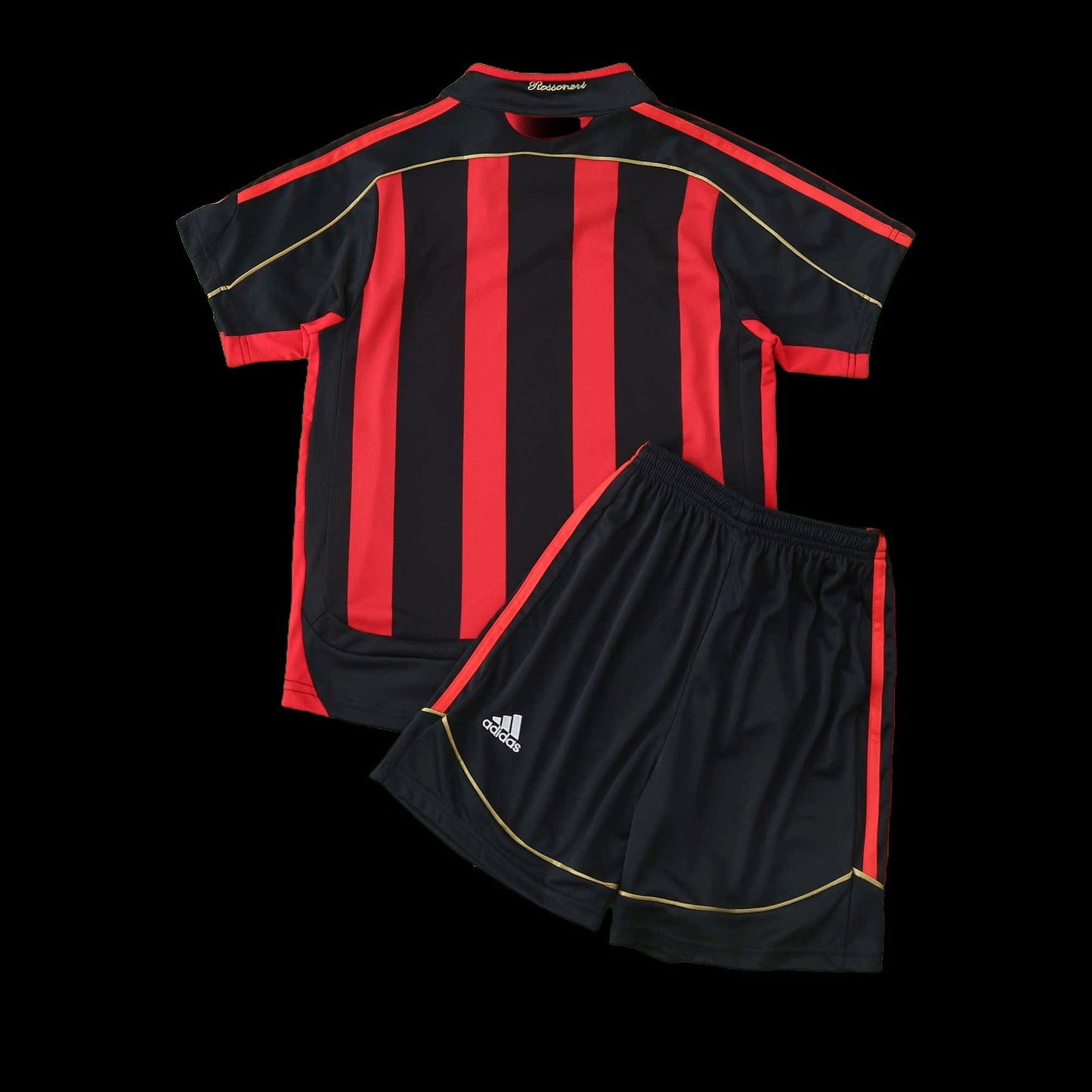 AC Milan Retro Home Shirt 2006/07 - Kids Fan Shirt Gold