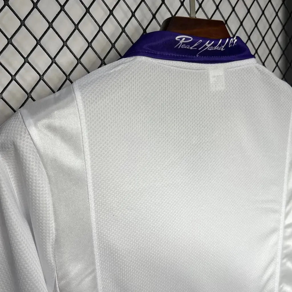 Real Madrid Retro Home Shirt 1997/98 - Men's White Fan Shirt
