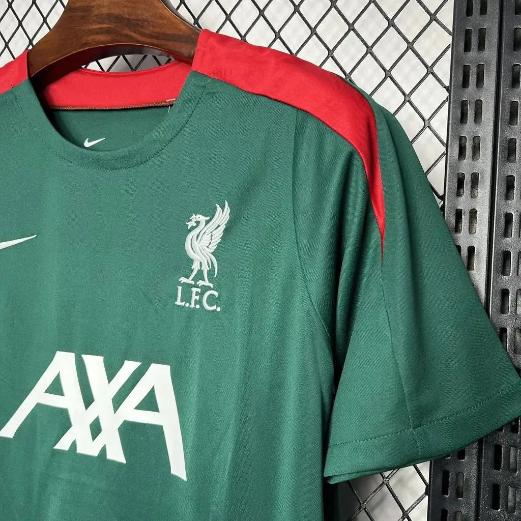 Liverpool Training Shirt 24/25 - Men's Fan Dark Green