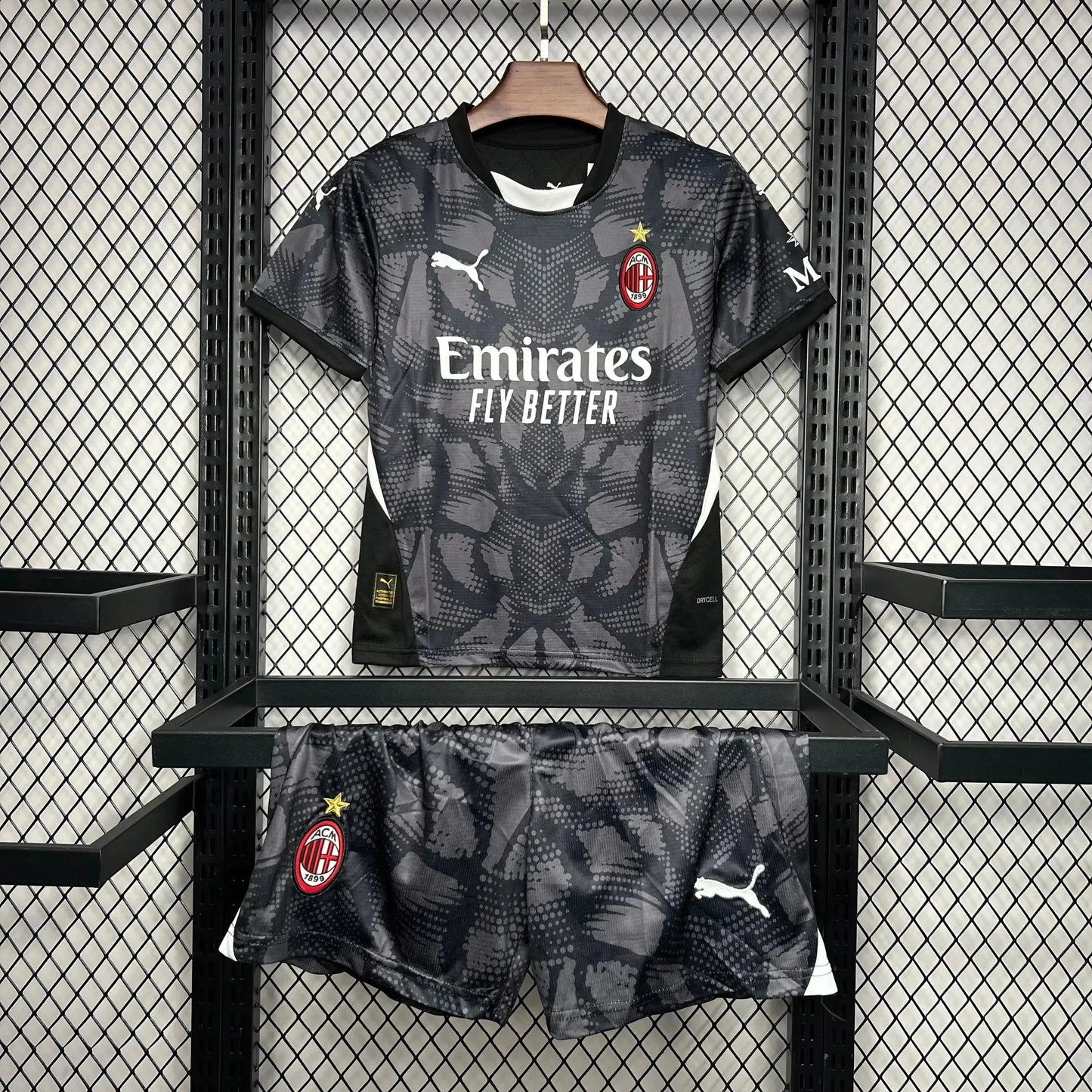 AC Milan Goalkeeper Shirt 24/25 - Kids Fan Shirt Black