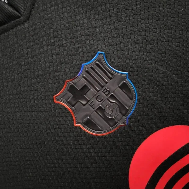 Barcelona Away Shirt 24/25 - Kids Fan Shirt Black