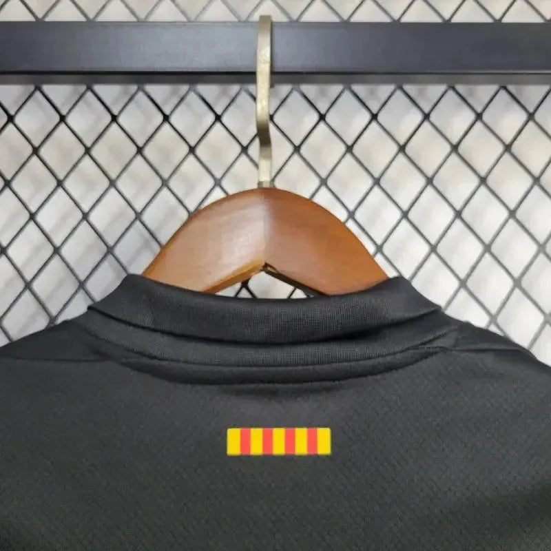 Barcelona Away Shirt 24/25 - Kids Fan Shirt Black