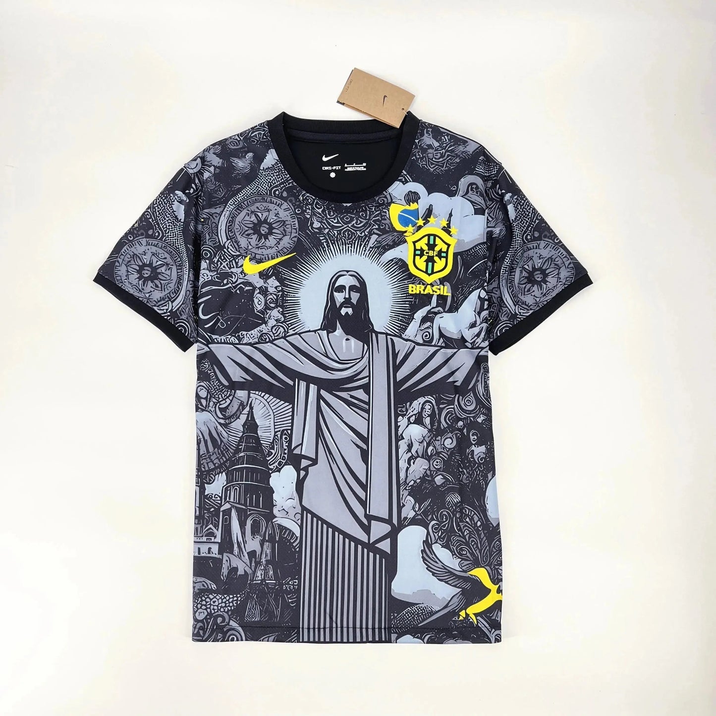 Brazil Special Edition Christ the Redeemer Shirt - Men's Fan Black