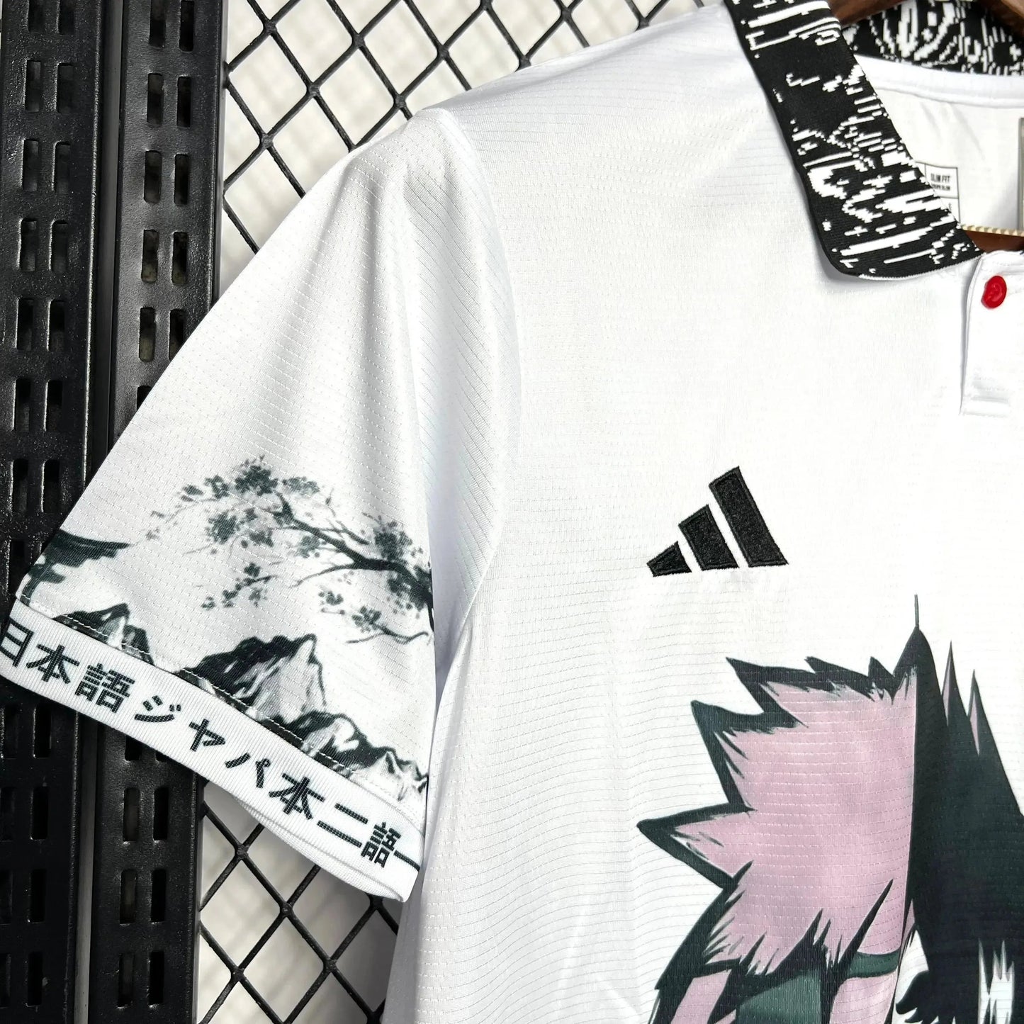 Japan Edition Uzumaki Naruto &amp; Uchiha Sasuke 24/25 Shirt - White Men's Fan Shirt