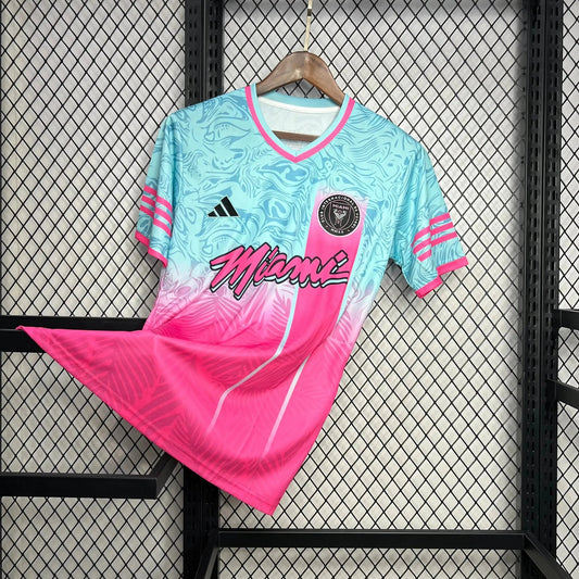Inter Miami Special Edition 24/25 Men's Fan Shirt Blue and Pink