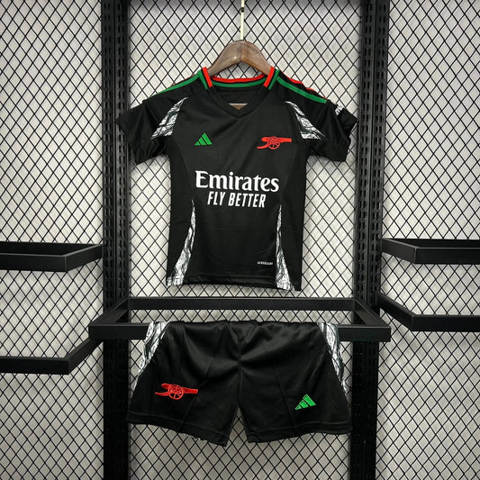 Arsenal Away Shirt 24/25 - Kids Fan Shirt Black