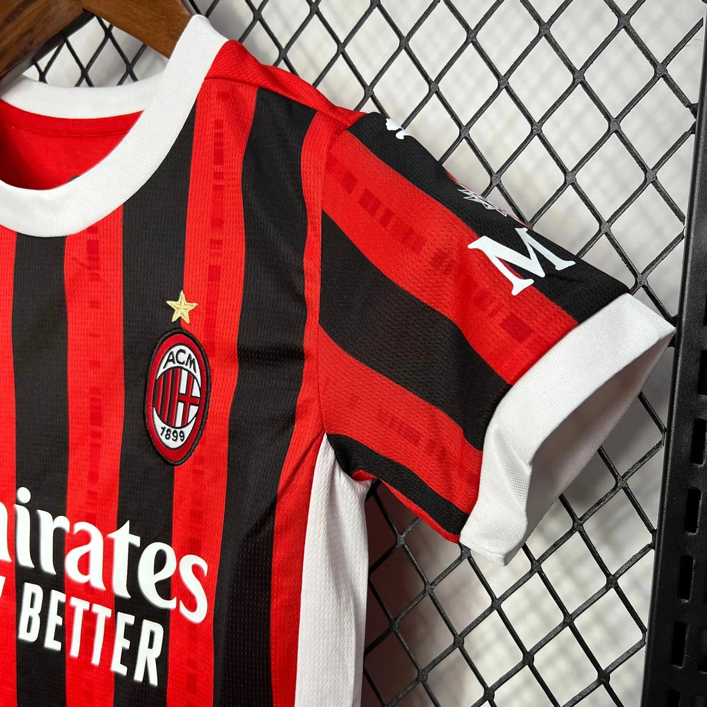 AC Milan Home Shirt 24/25 - Kids Fan Shirt Red