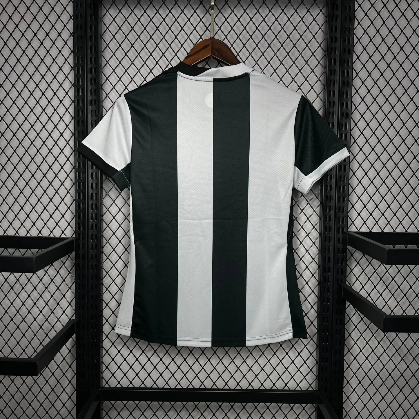 Timão Third Away Shirt 24/25 - Women's Black and White Striped Fan Shirt